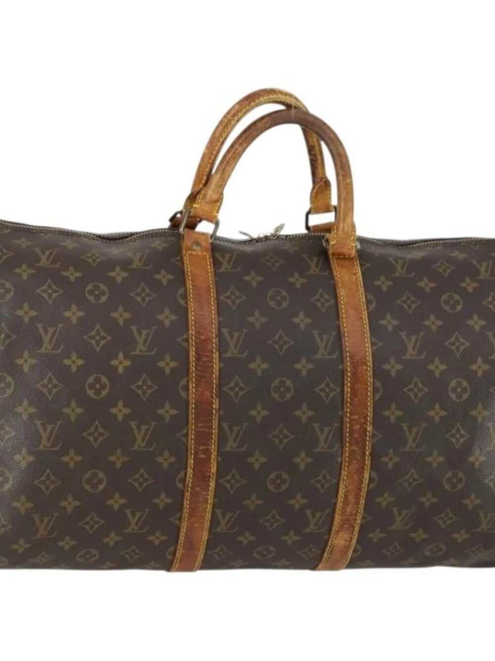 LOUIS VUITTON Monogram Keepall Bandouliere 50 Boston Bag M41416 LV Auth 158742 - Picture 2 of 16